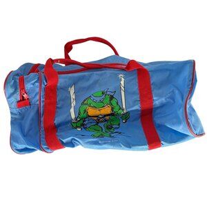 Vintage 1988 Teenage Mutant Ninja Turtles Leonardo Duffel Bag Y2K